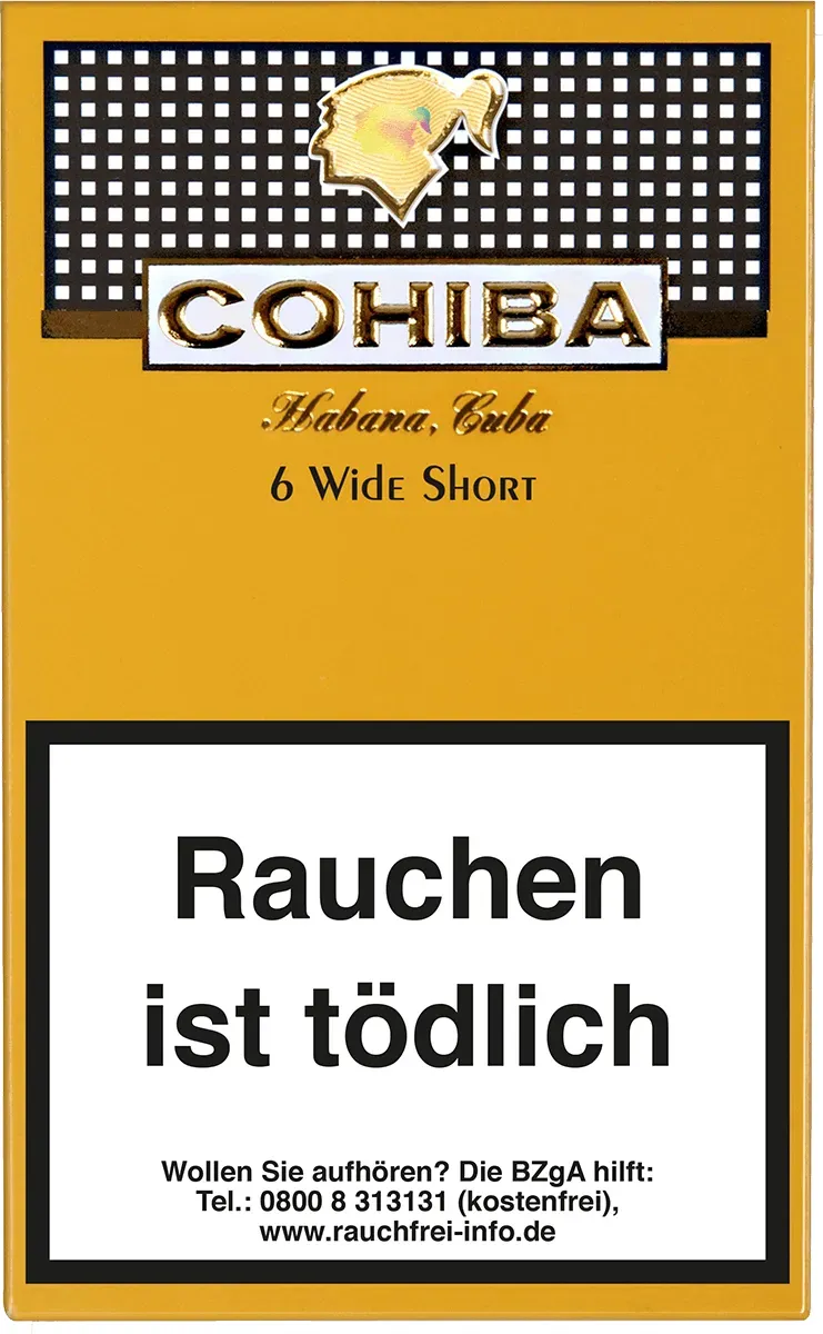 Cohiba Wide Short Schachtel Vorderseite