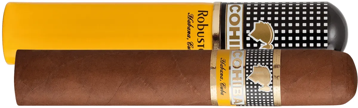 Cohiba Robusto Tube und Einzelzigarre