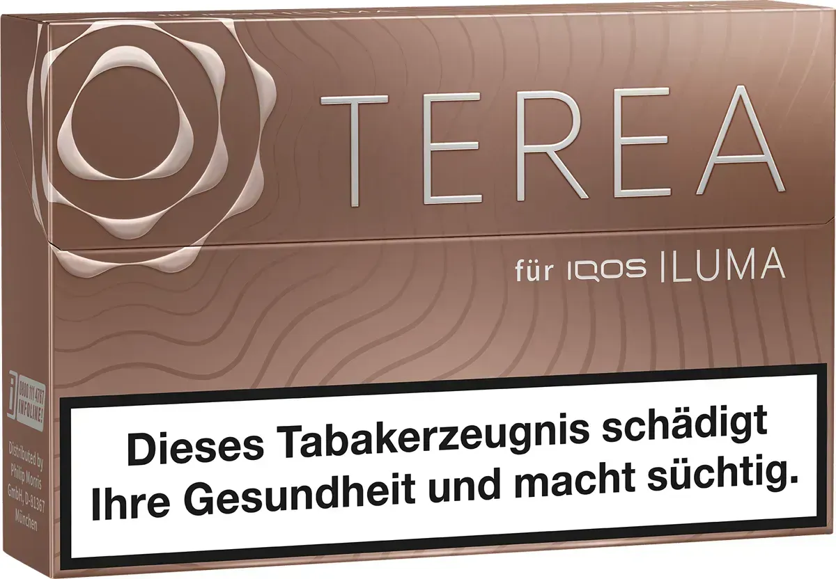 IQOS Terea Teak Vorderseite von links