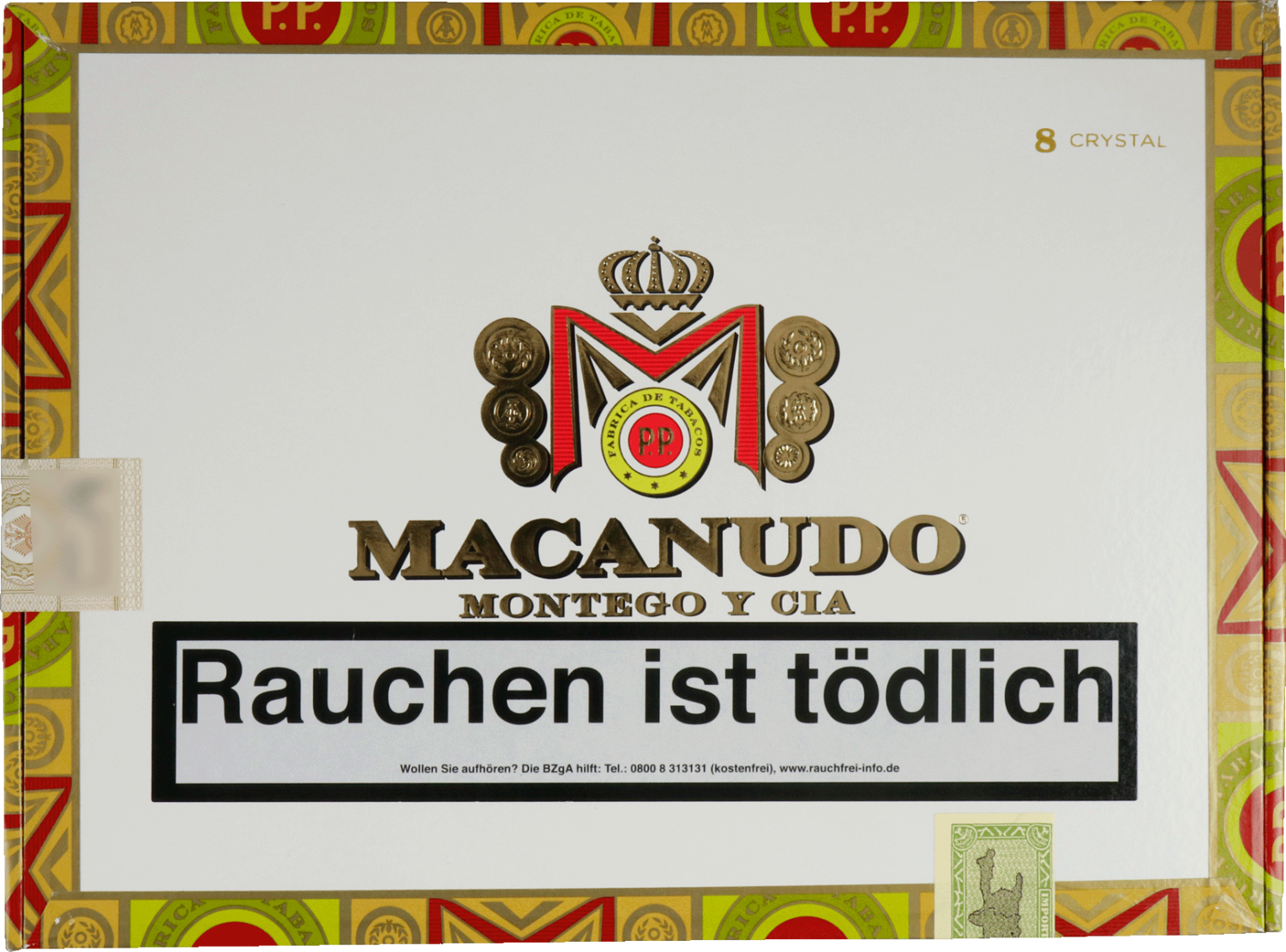 Macanudo Connecticut - Kiste vorne geschlossen