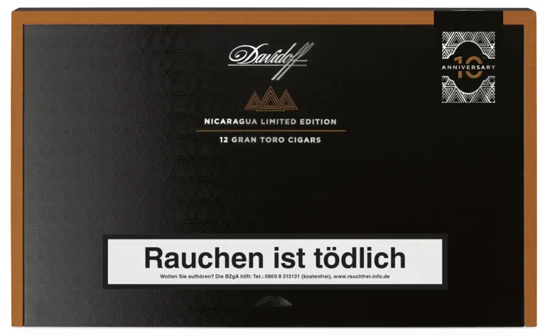 Davidoff 10th Anniversary Kiste geschlossen oben