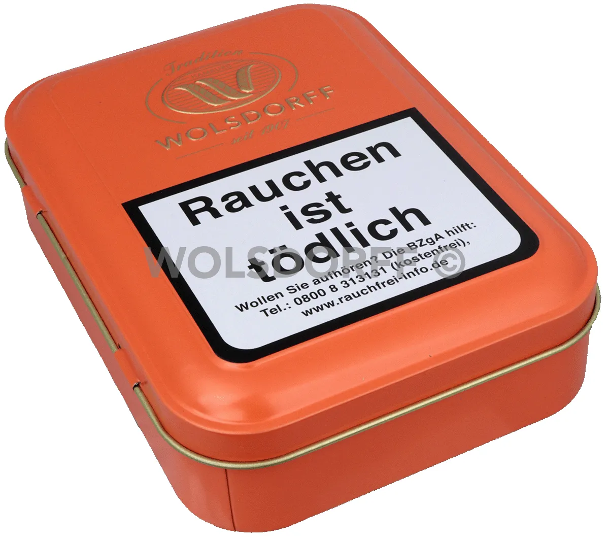 WOLSDORFF Eigenmarke Dose Orange liegend