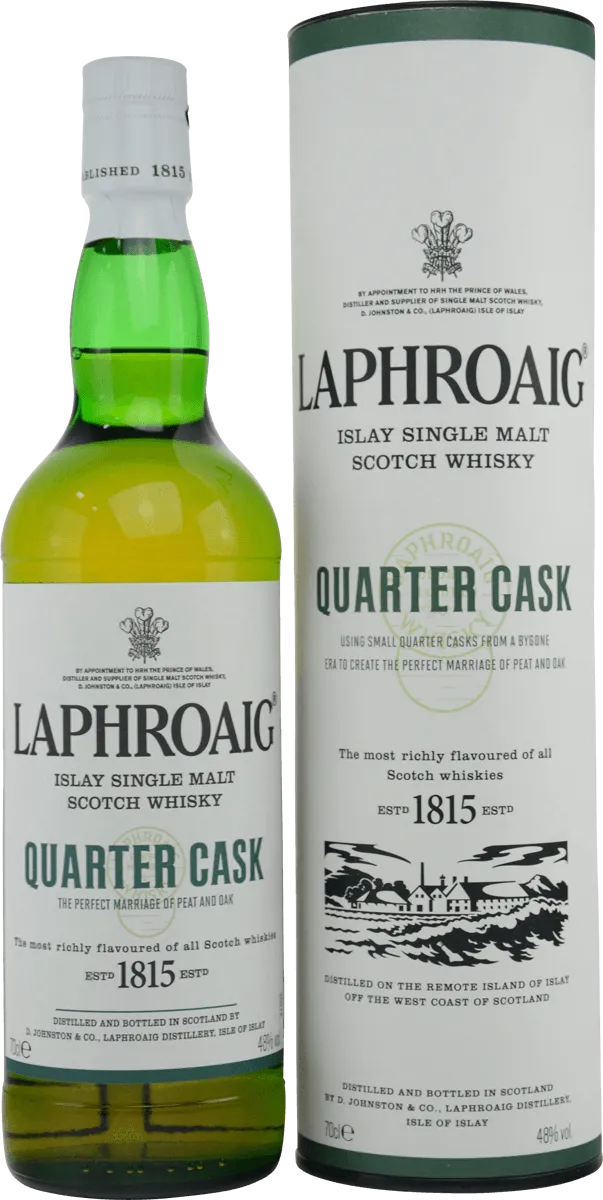 Laphroaig  Flasche mit Tube