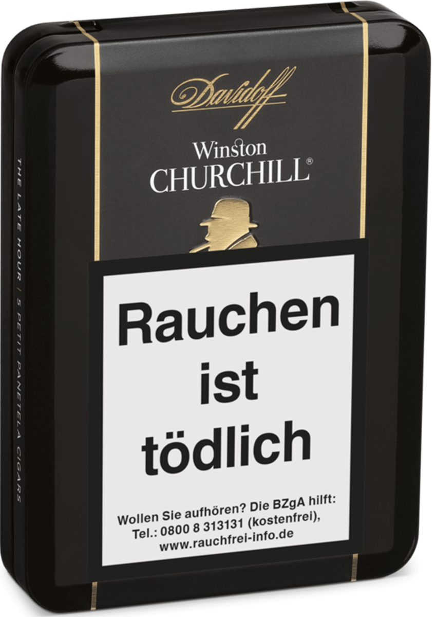 Davidoff Winston Churchill - Metalletui seitlich geschlossen