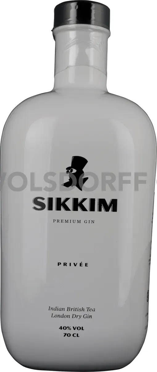 Sikkim Gin Privee Flasche Vorderseite