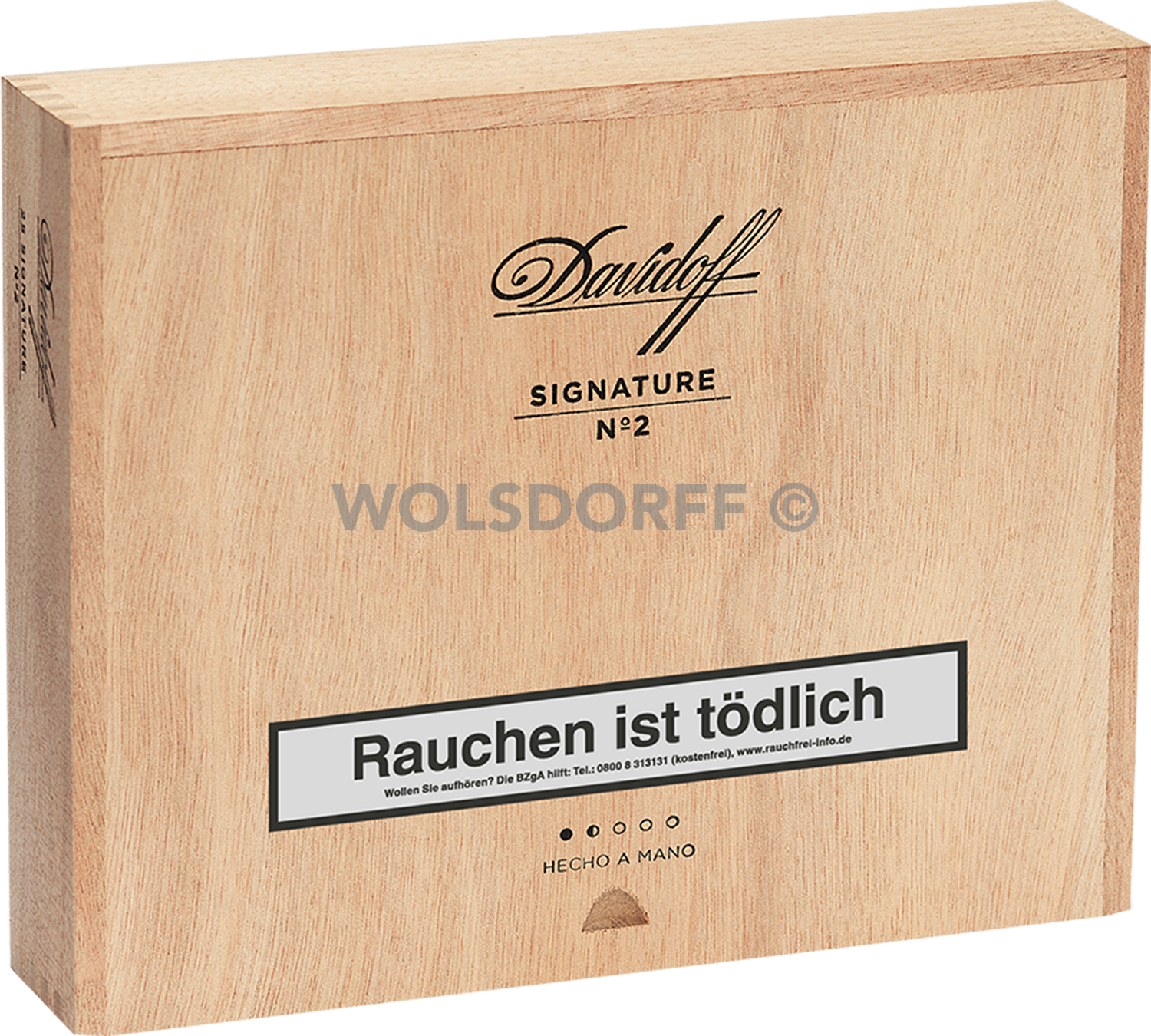 Davidoff Signature No. 2 - Kiste seitlich geschlossen