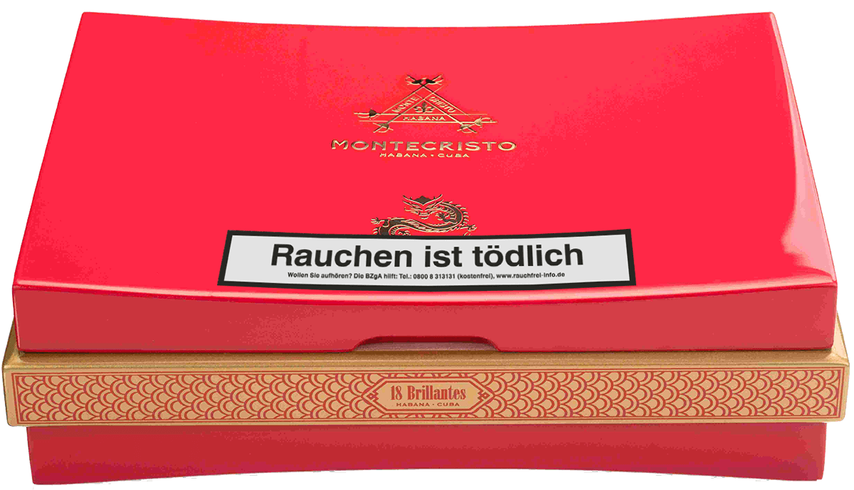 Montecristo Brillantes - Kiste vorne geschlossen