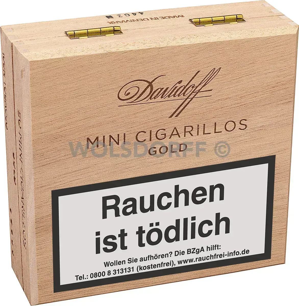 Davidoff Mini Cigarillos Gold Schachtel geschlossen