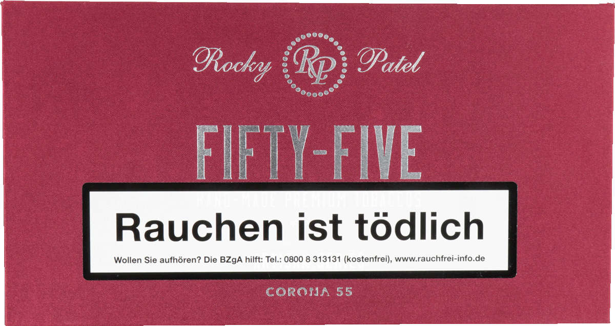 Rocky Patel Fifty-Five Corona - Kiste vorne geschlossen