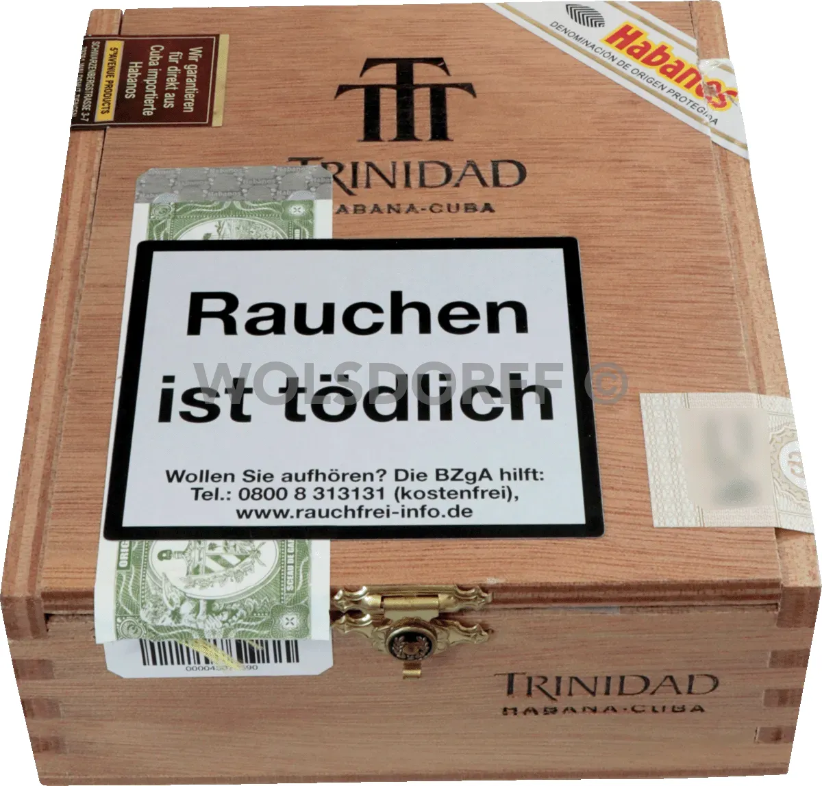 Trinidad Vigia - Kiste vorne geschlossen