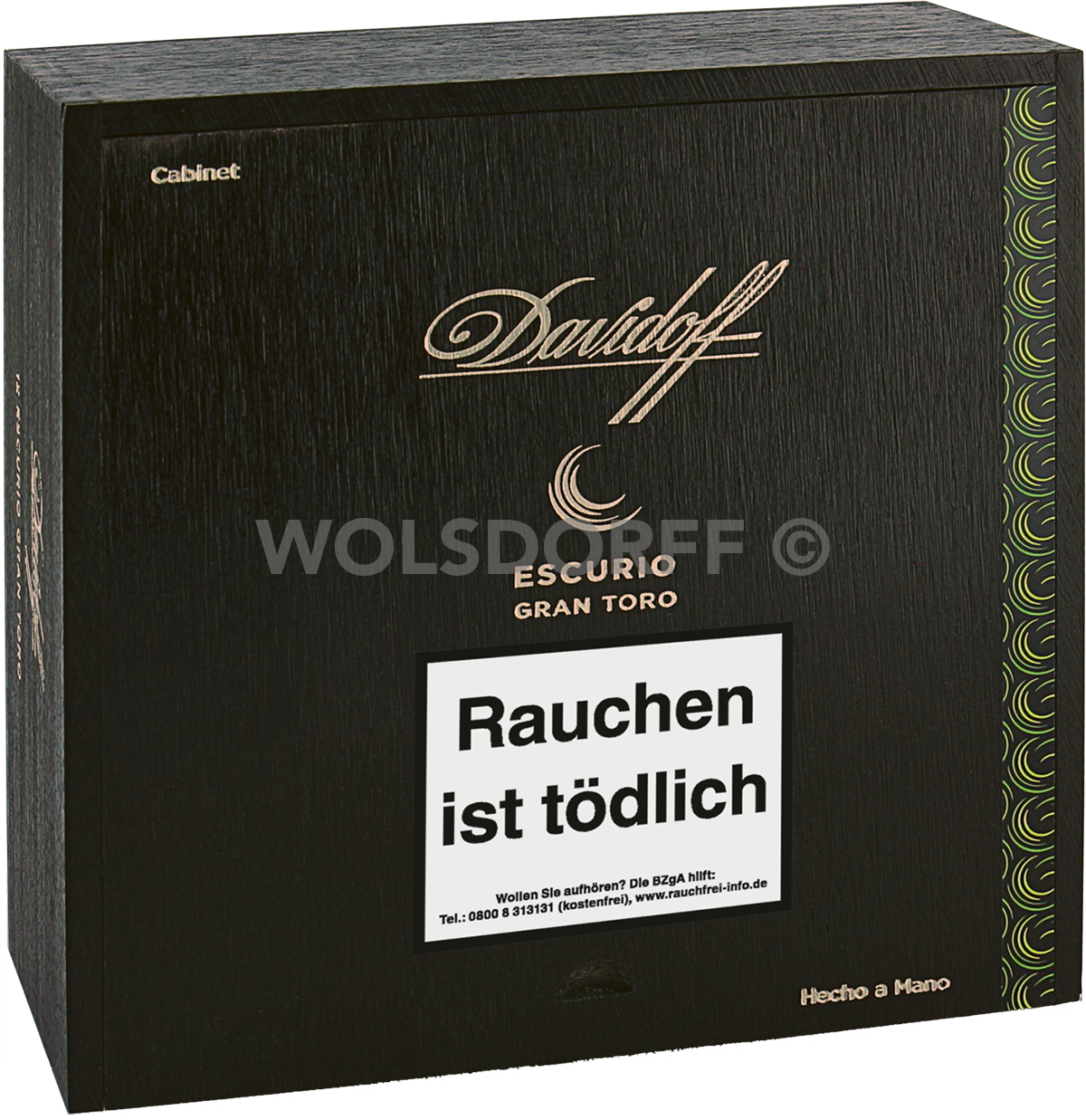 Davidoff Escurio Gran Toro - Kiste vorne geschlossen