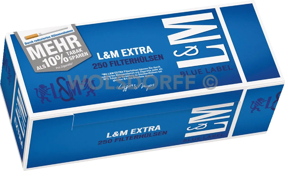 L&M Blue extra Hülsen Einzelpackung