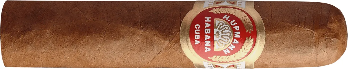 H. Upmann Half Corona Singlezigarre liegend von vorne