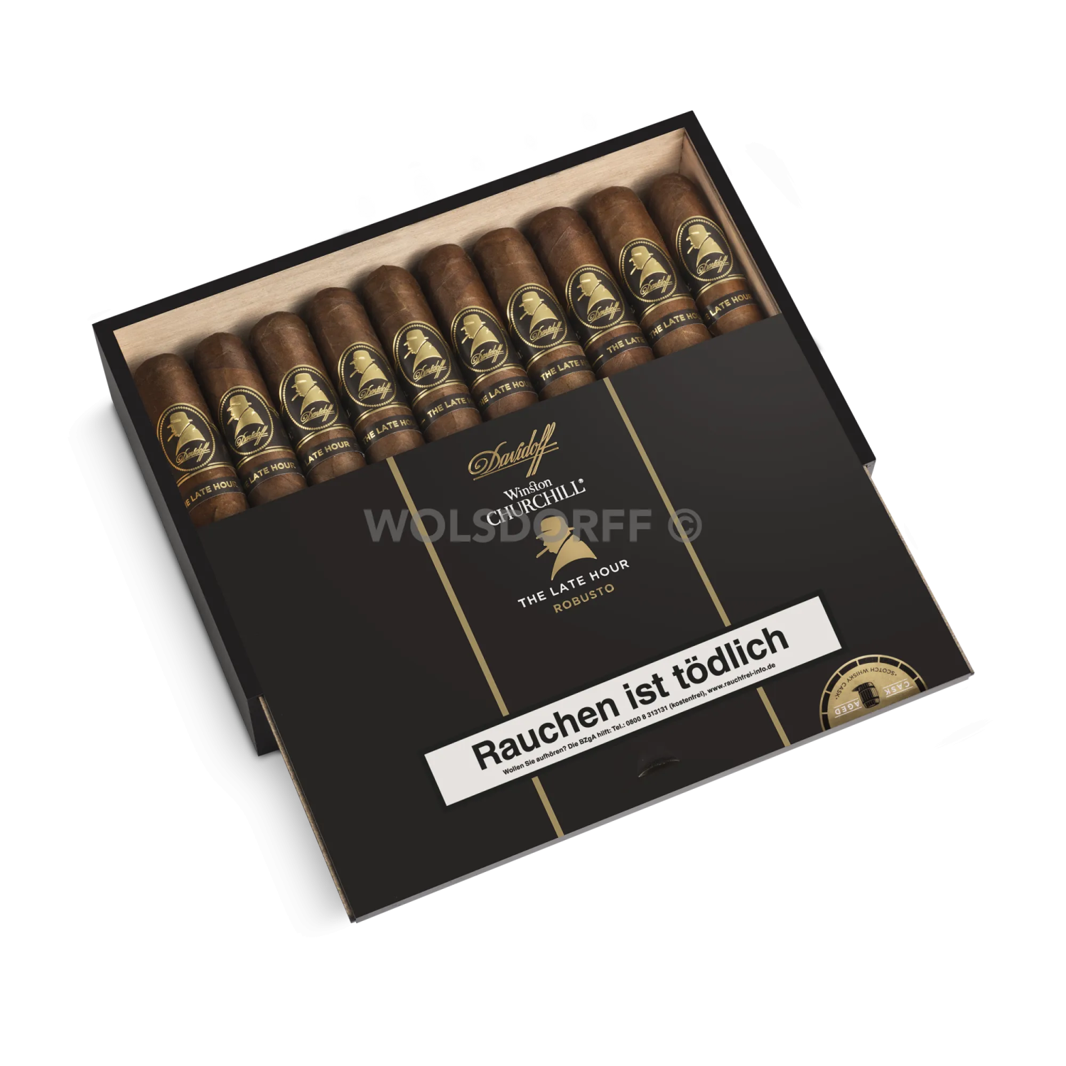 Davidoff Late Hour Robusto Kiste offen