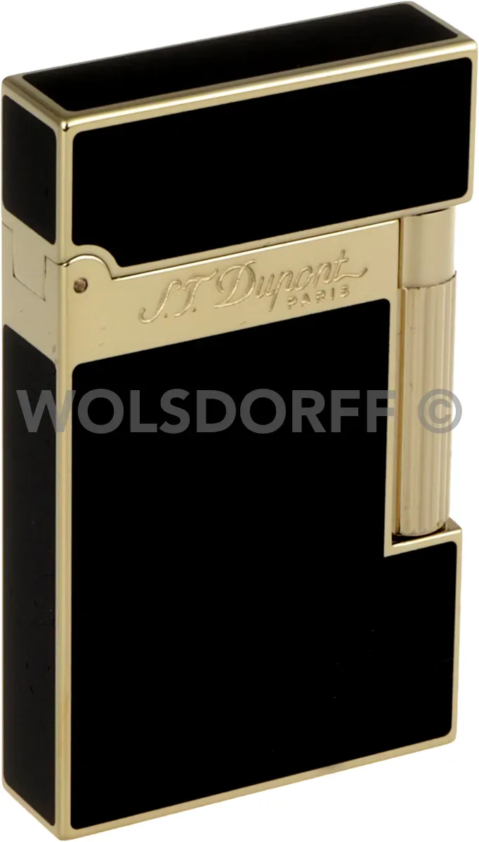 S.T. Dupont L2 16884 Chinalack Gelbgold Vorderseite