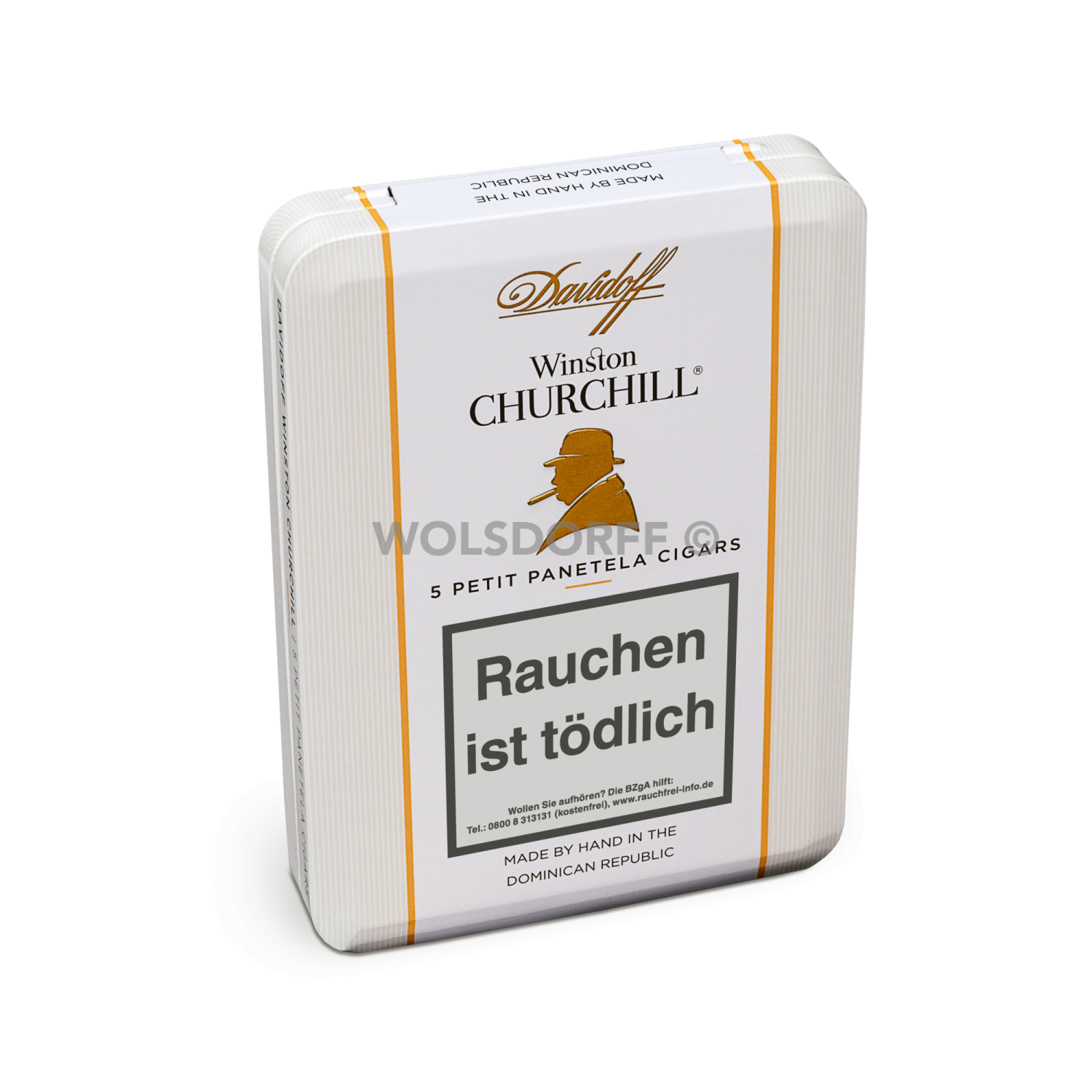 Davidoff Winston Churchill - Blechetui vorne geschlossen