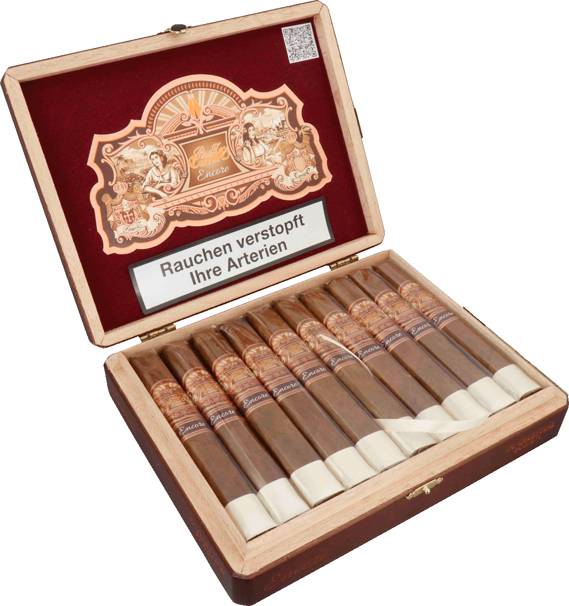 E.P. Carrillo Encore Celestial - Kiste seitlich geöffnet