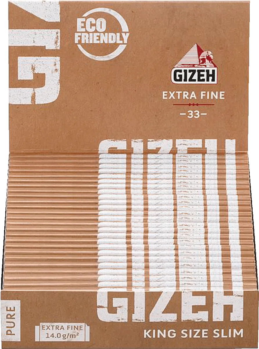 Gizeh Pure Slim mit Tips Großpackung