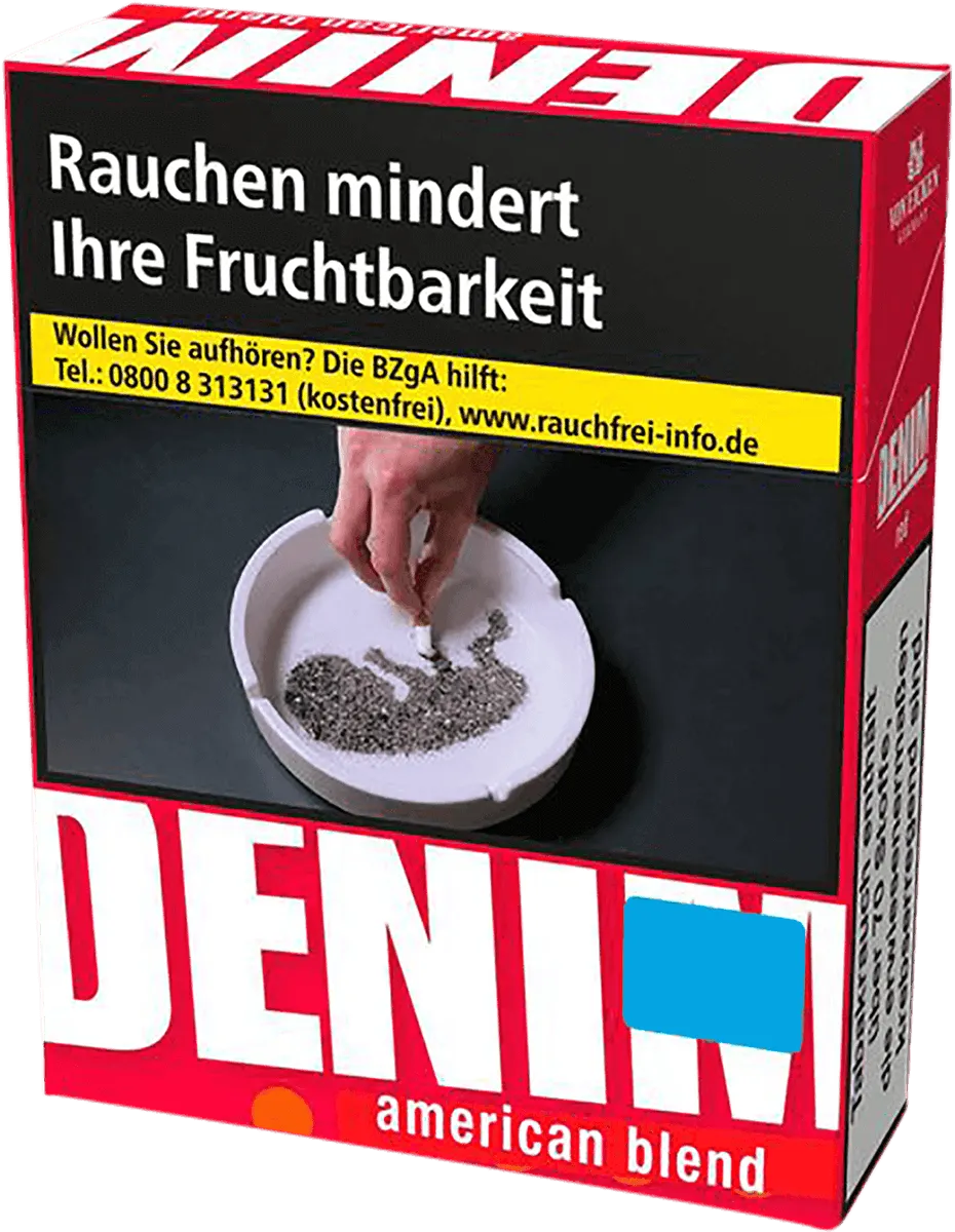 Denim Red L Packung von vorne