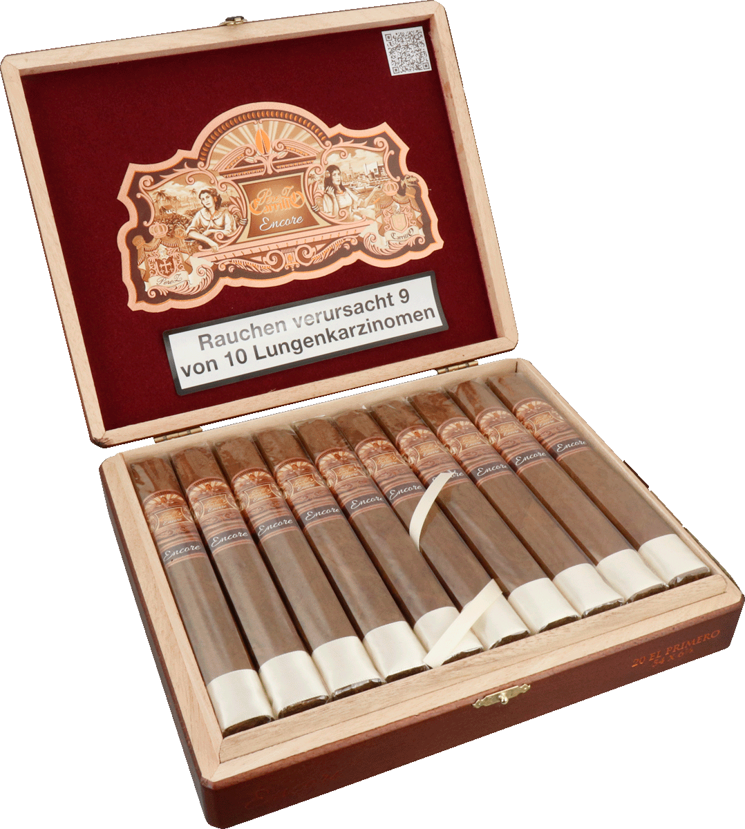 E.P. Carrillo Encore El Primero - Kiste seitlich geöffnet