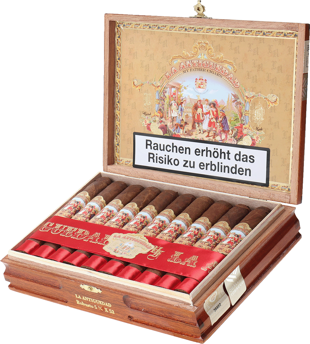 My Father La Antiguedad - Kiste seitlich geöffnet