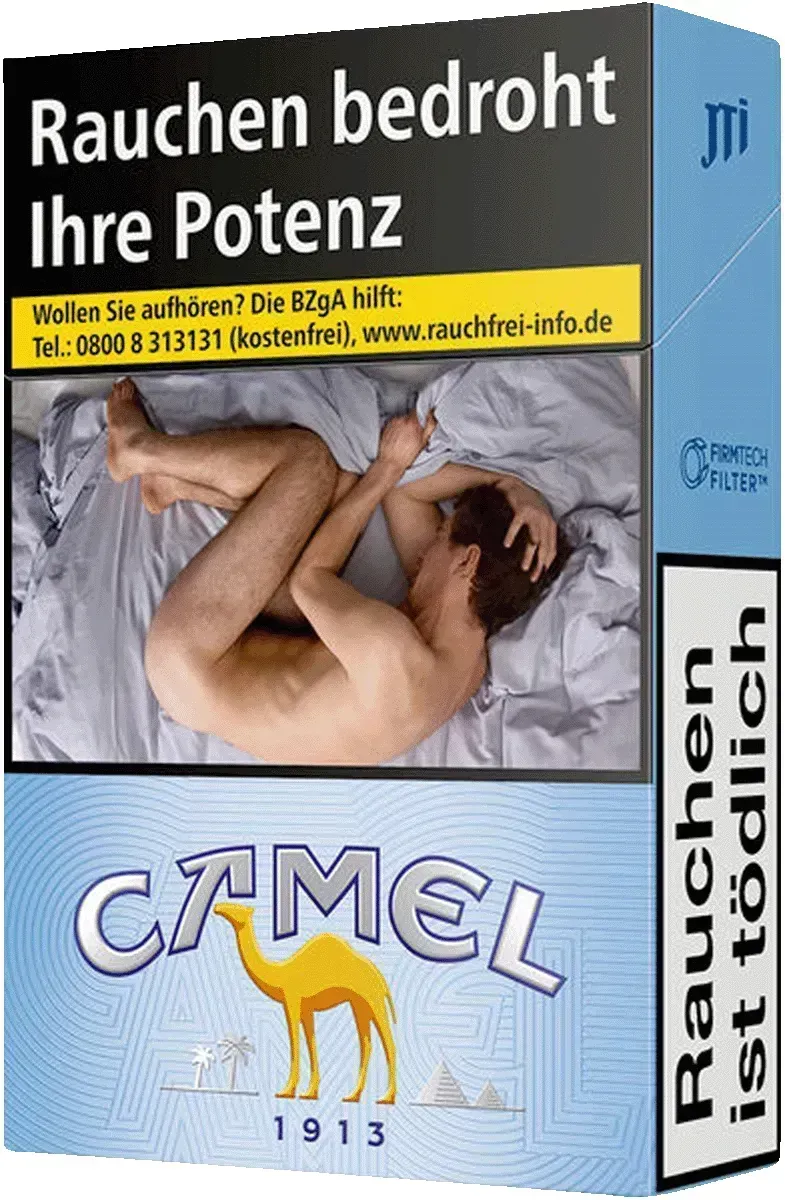 Camel Blue OP L Packung schräg von vorne