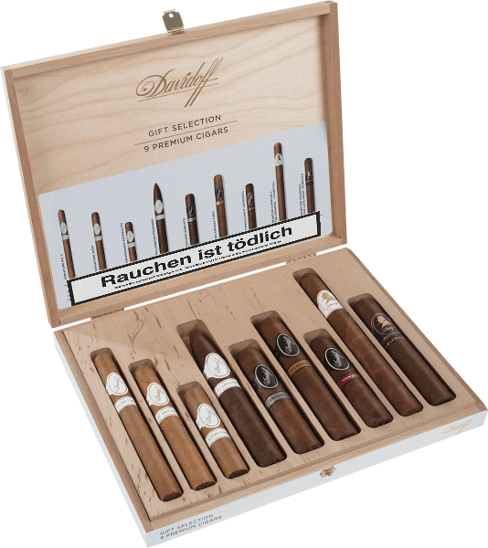 Davidoff Gift Selection Premium - Kiste seitlich geöffnet