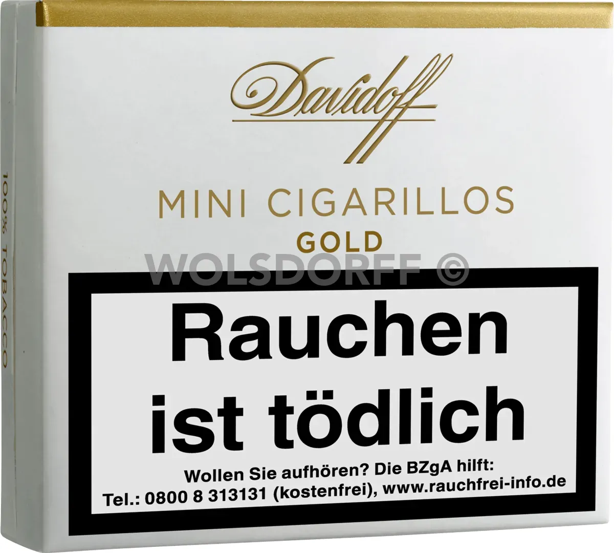 Davidoff Mini Cigarillos Gold Schachtel Vorderseite