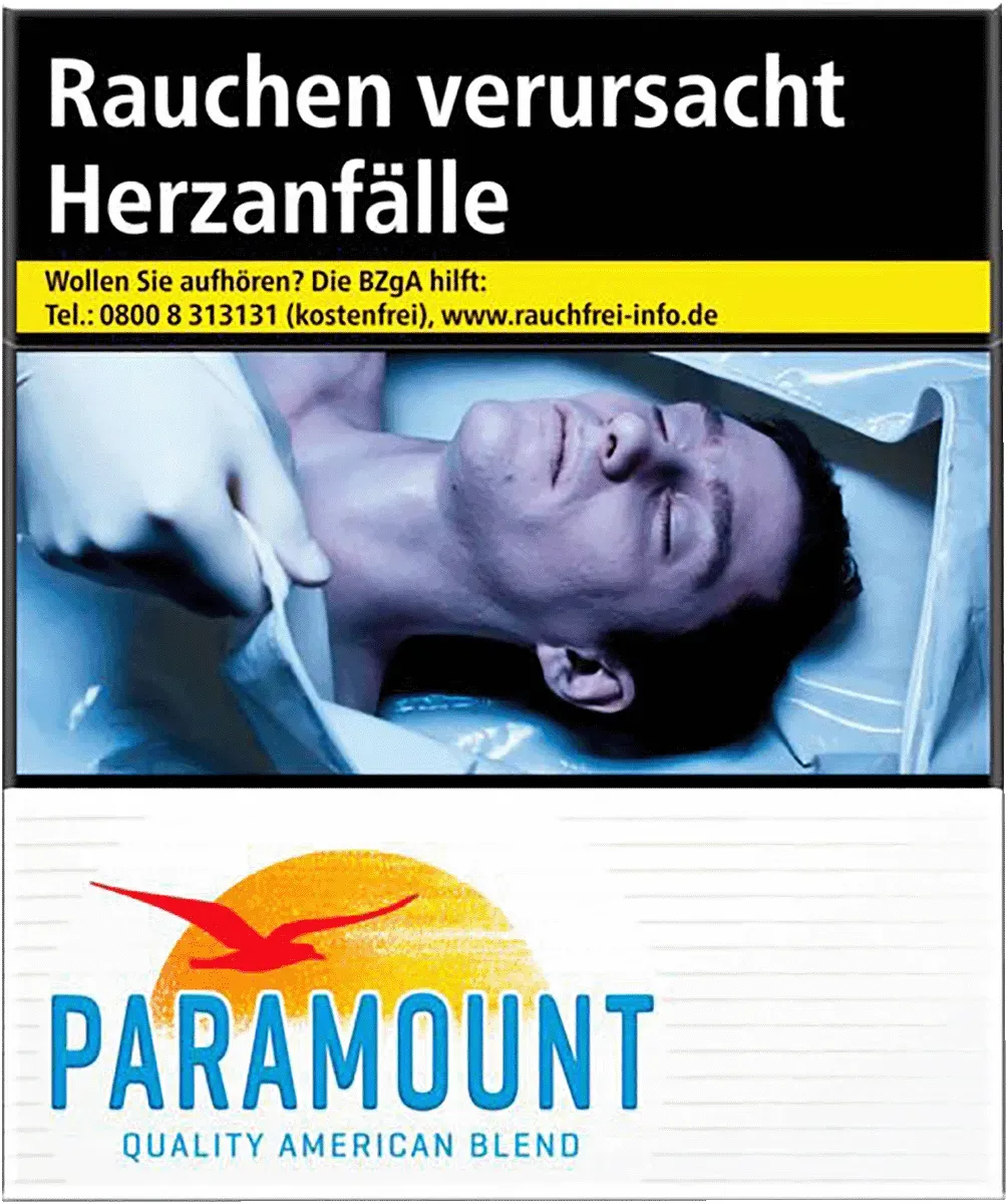 Paramount Blue 3XL Zigarette Packung von vorne