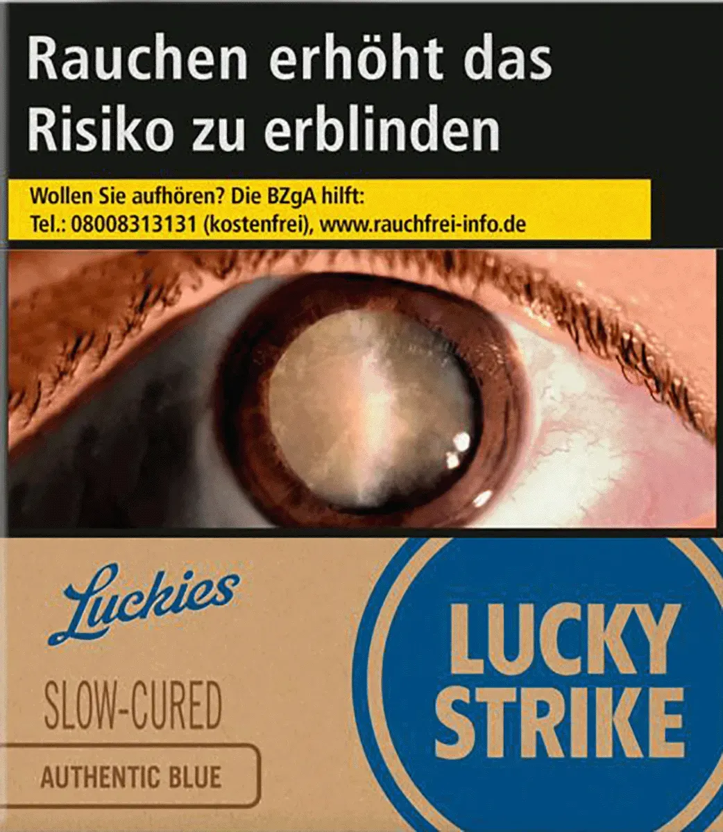 Lucky Strike Authentic Blue Giga Packung von vorne