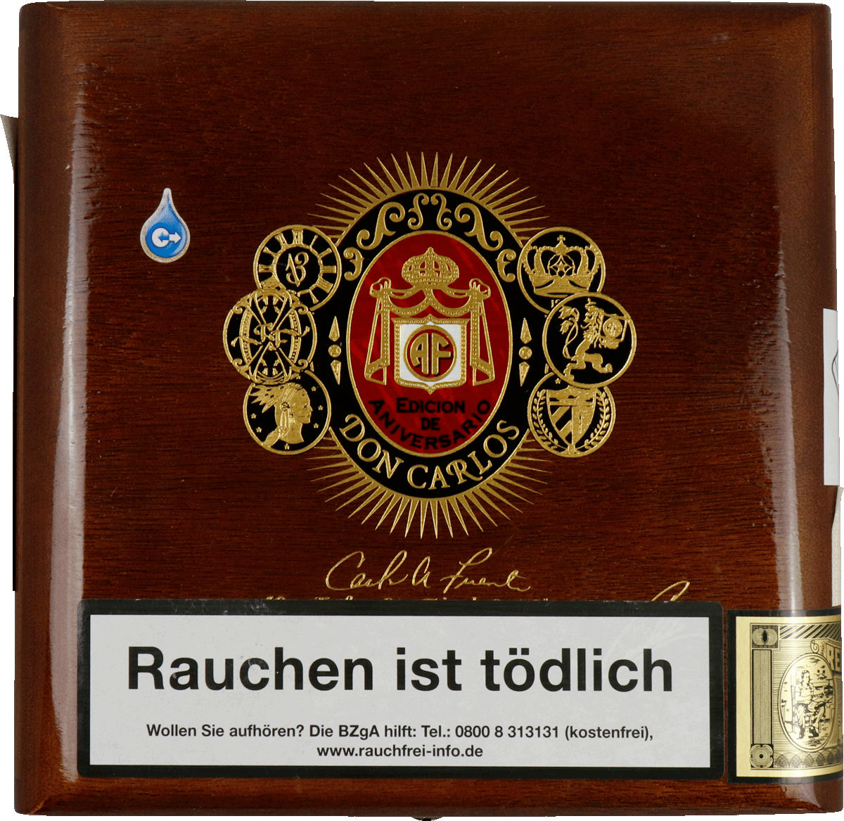 Arturo Fuente Don Carlos Presidente - Kiste vorne geschlossen