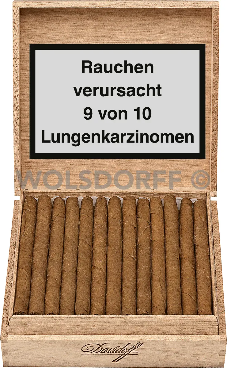 Davidoff Mini Cigarillos Gold Schachtel offen