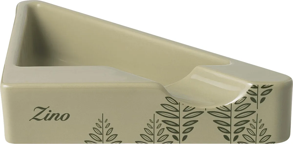 Zino Z-Collection Green Aschenbecher Z1 von der seite