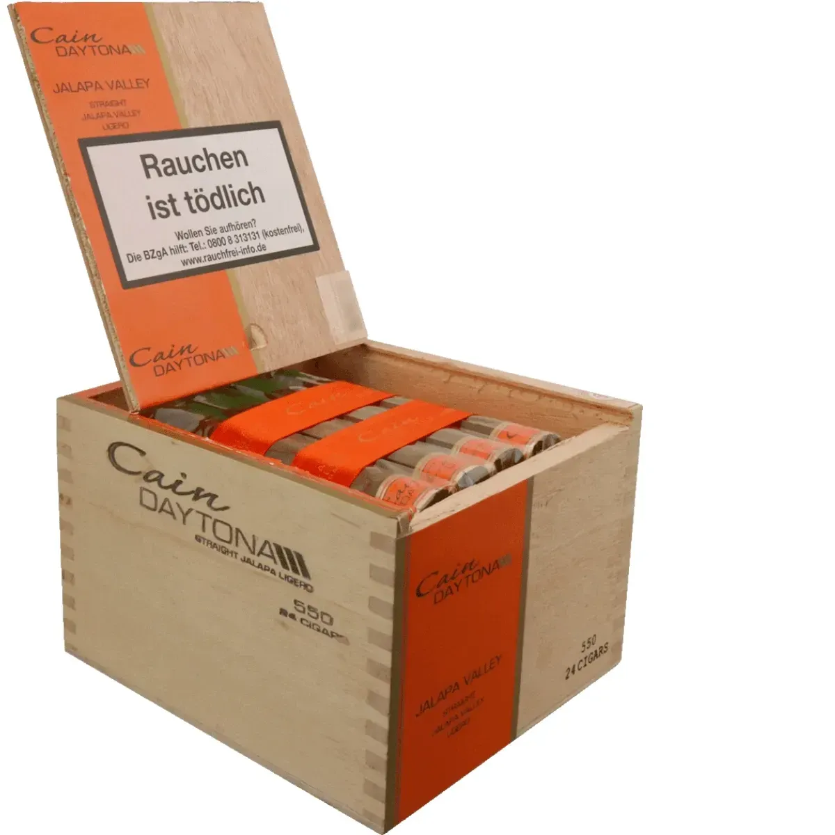 Cain Daytona Robusto Kiste offen