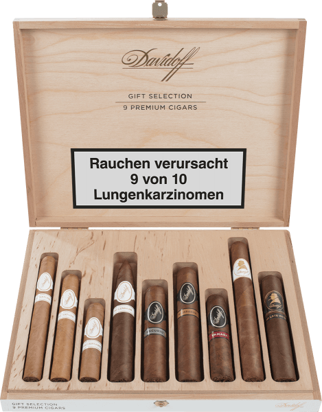 Davidoff Gift Selection Premium - Kiste vorne geöffnet