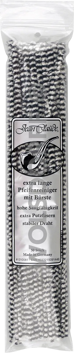 Jean Claude Pfeifenreiniger 30cm Schwarz/Weiß Packung