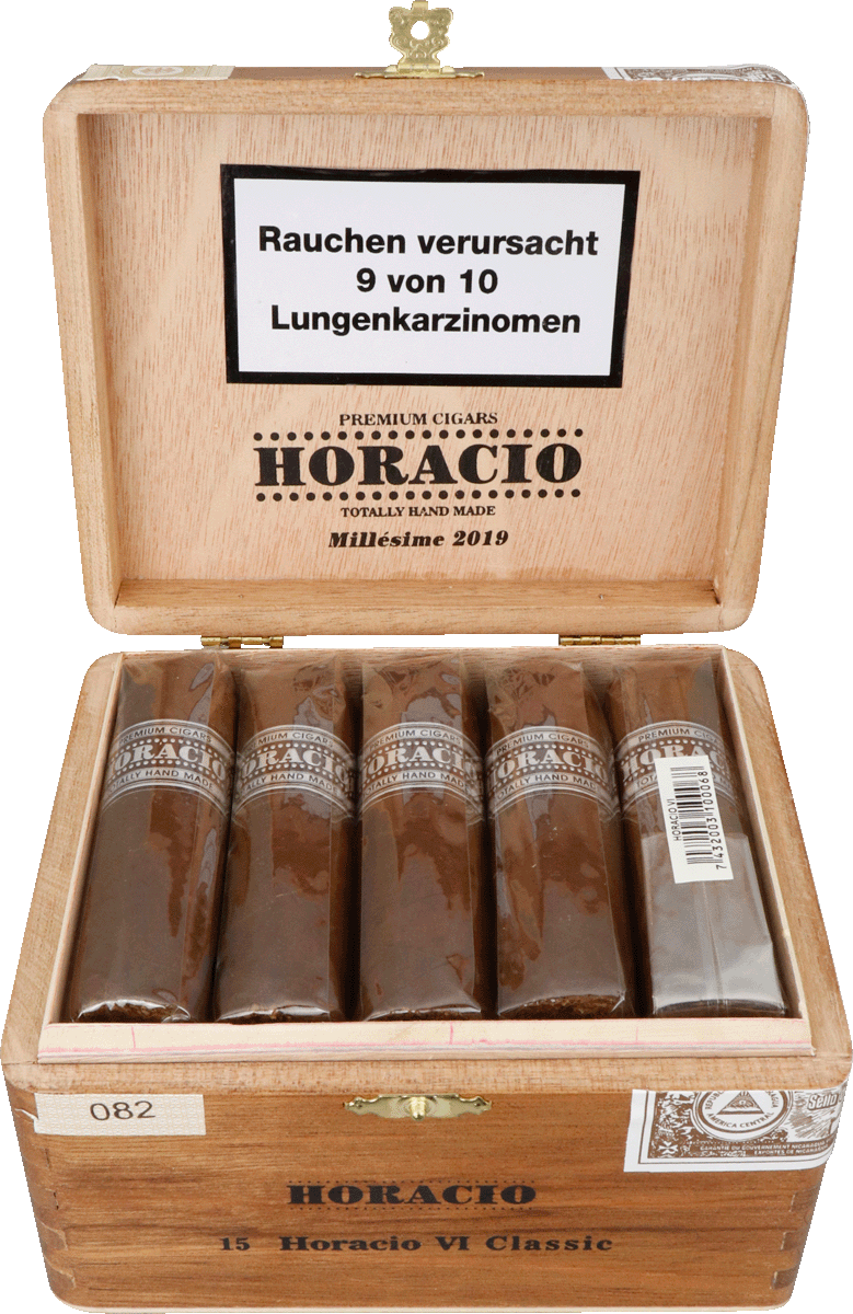 Horacio Millesime 2019 VI Classic - Kiste vorne geschlossen