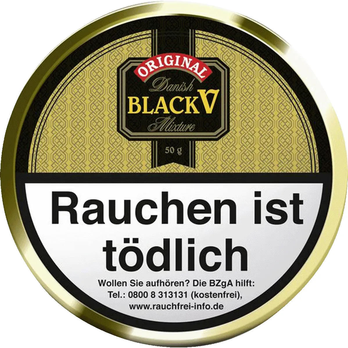 Danish Black V Dose Vorderseite