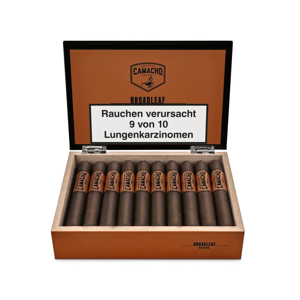 Camacho Broadleaf Gordo Kiste offen