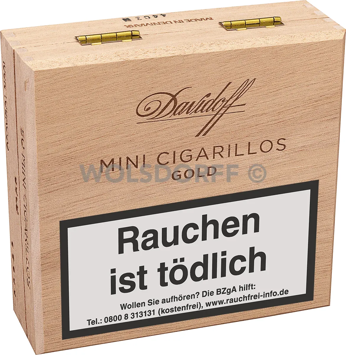 Davidoff Mini Cigarillos Gold Schachtel geschlossen