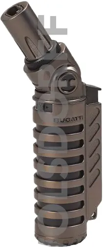 Bugatti Feuerzeug Volcan gun/ black Stehend