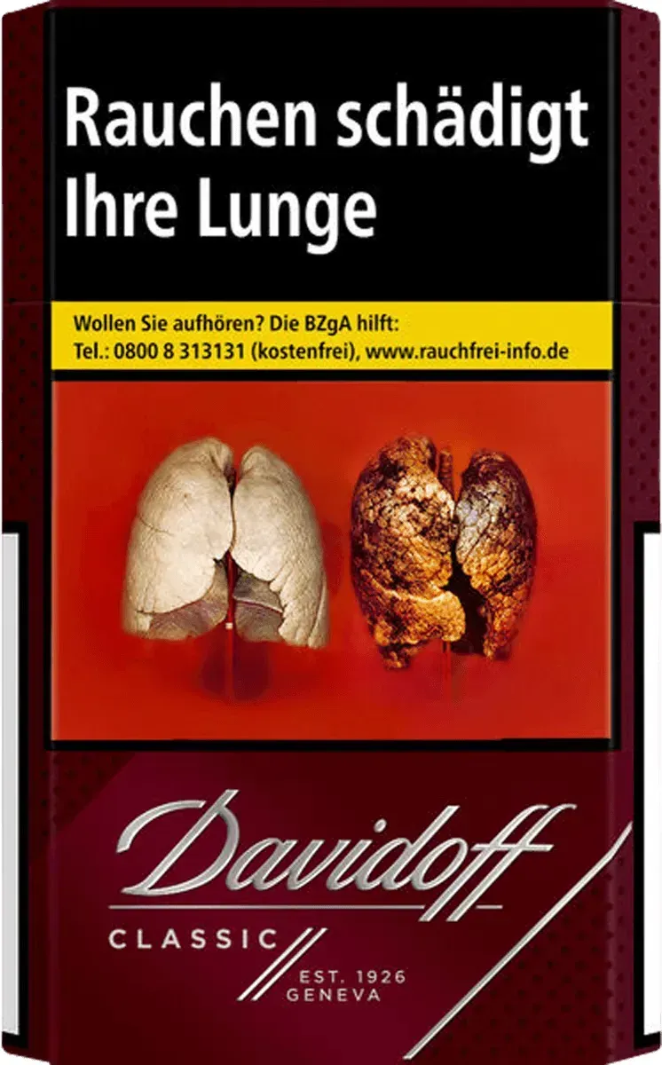 Davidoff Classic OP Packung von vorne