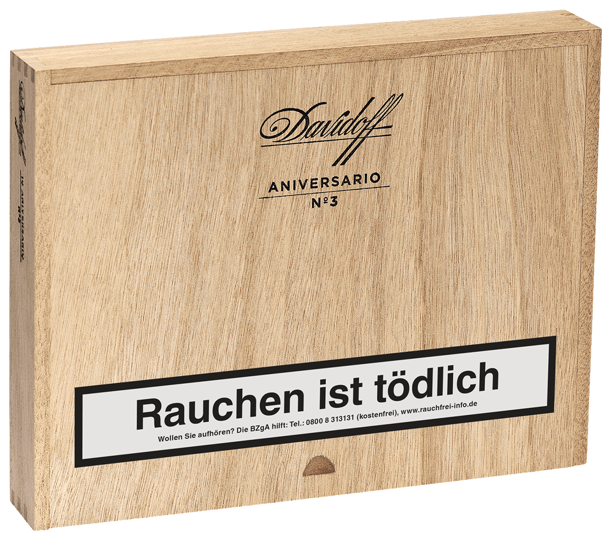 Davidoff Aniversario No 3 - Kiste vorne geschlossen