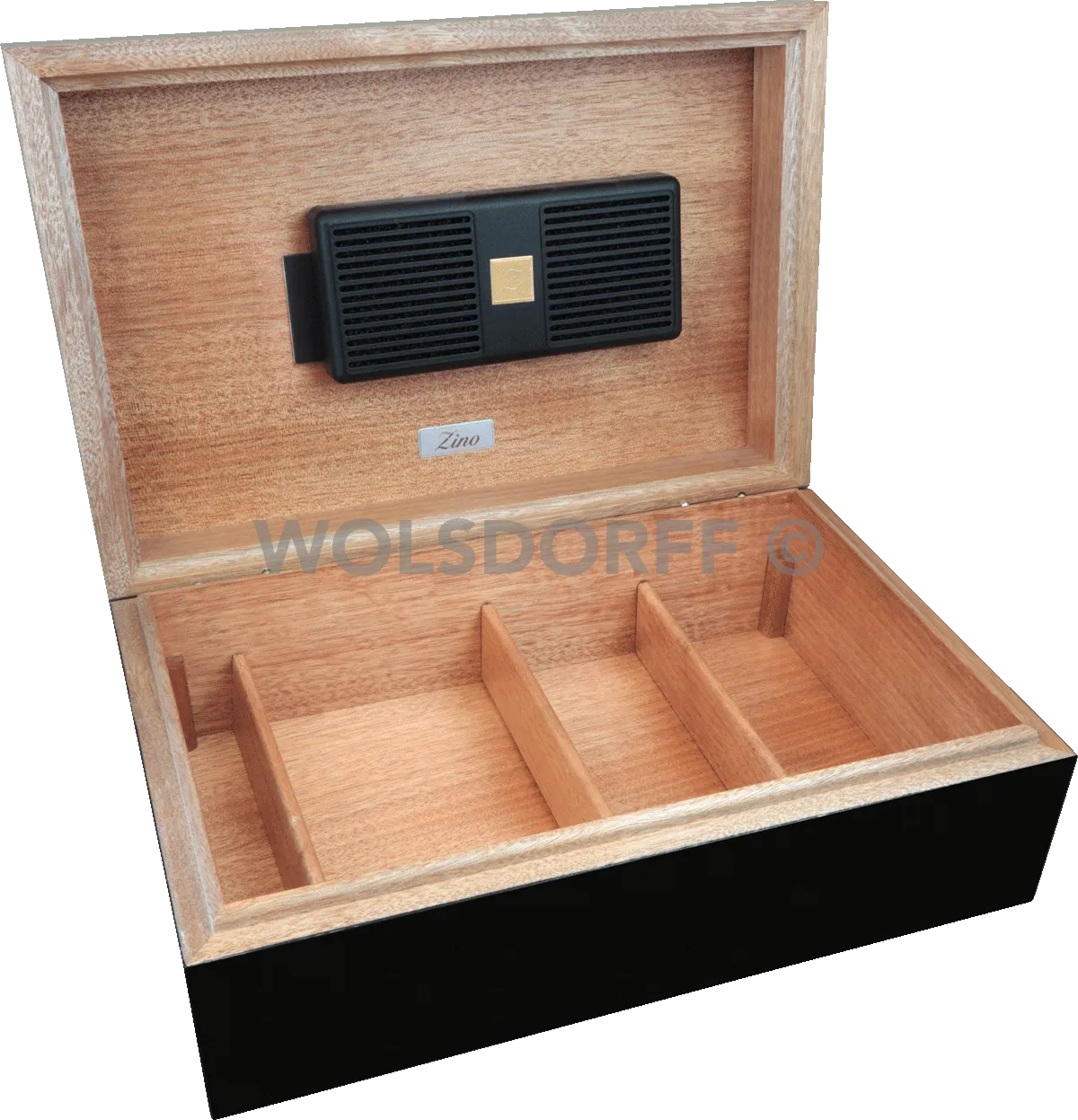 Zino Humidor offen seitlich