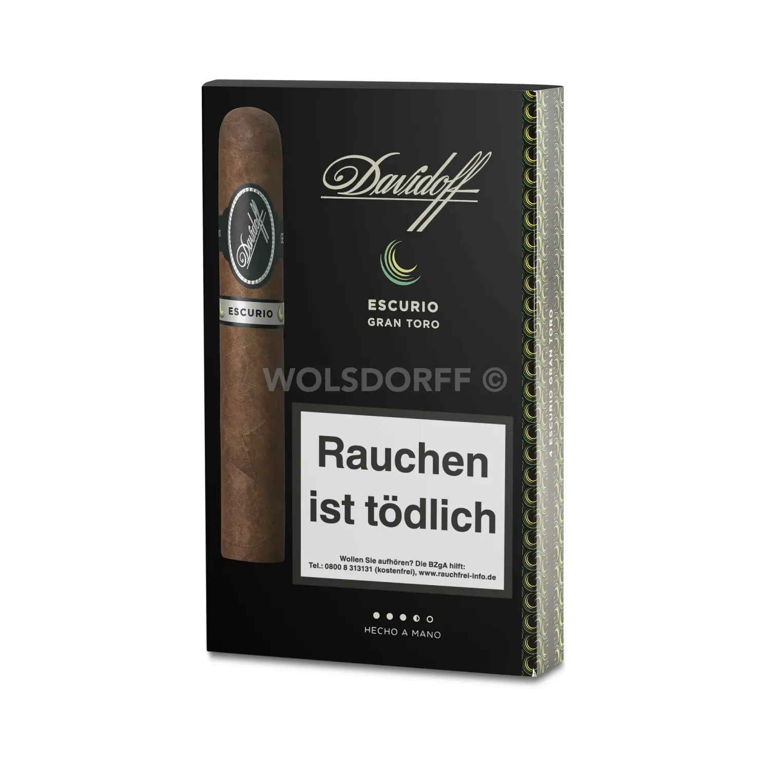 Davidoff Escurio Gran Toro Etui stehend