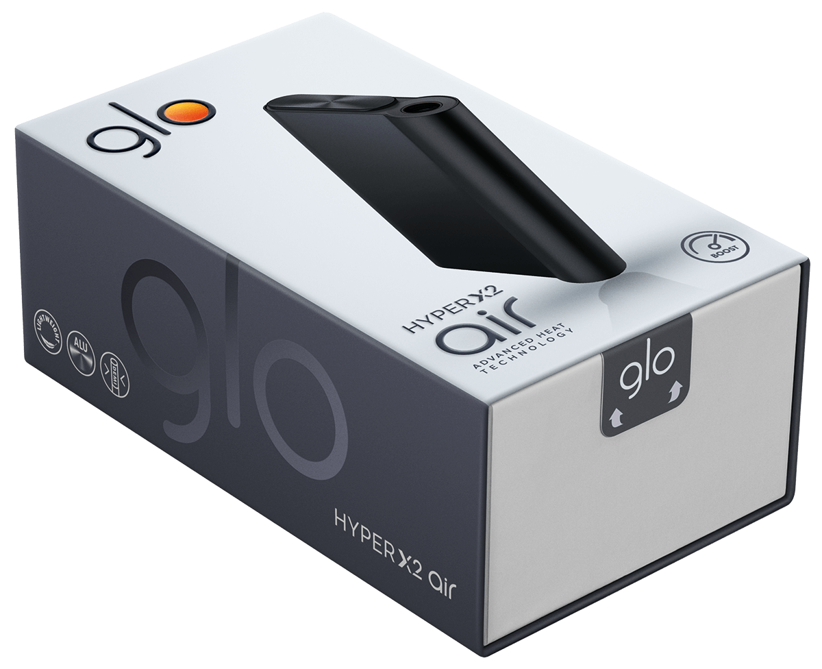 Glo Hyper X2 Air Device Kit - Umverpackung seitlich