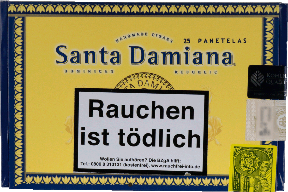 Santa Damiana Classic Panatela - Kiste vorne geschlossen
