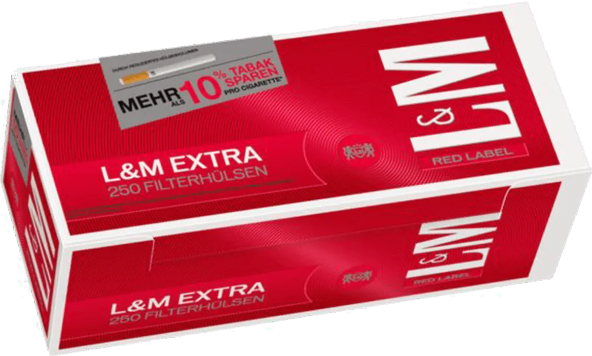 L&M Red Filterhülsen Einzelverpackung