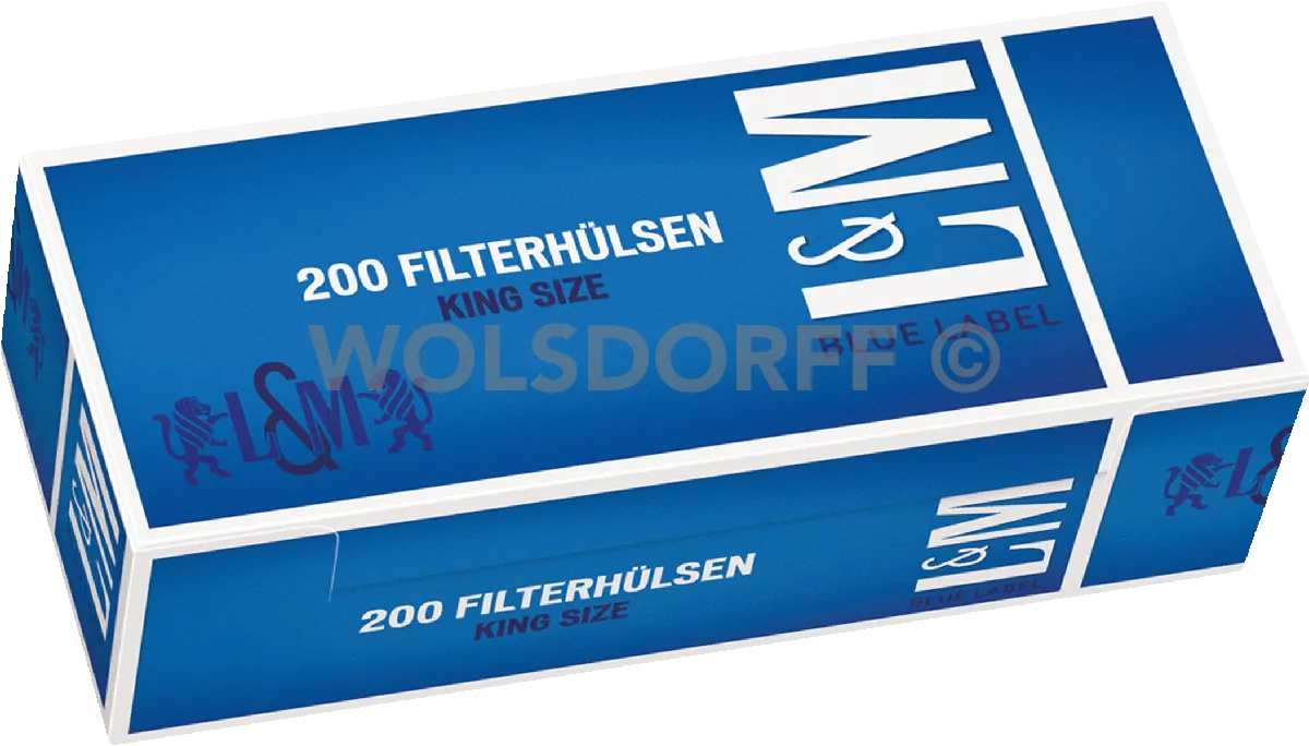 L&m Blue Filterhülsen Einzelverpackung