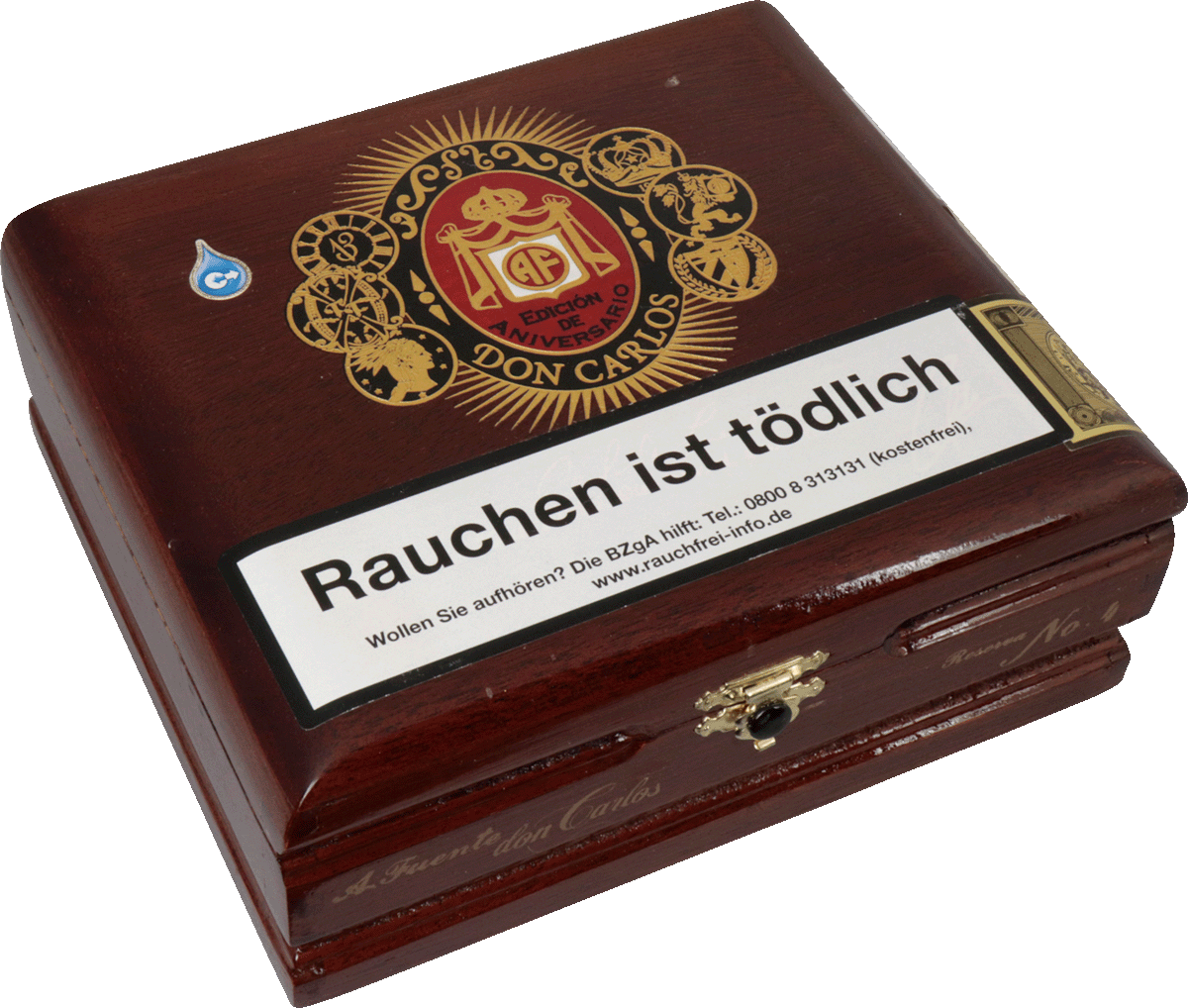 Arturo Fuente Don Carlos No. 4 - Kiste seitlich geschlossen